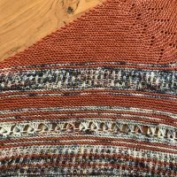 Elongated Stitch for the Turmeric shawl